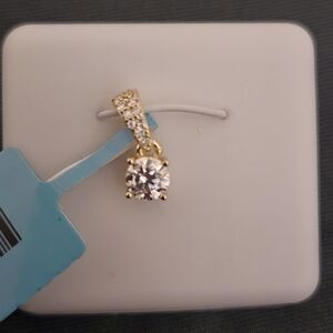 Moissanite 925 Gold Necklace